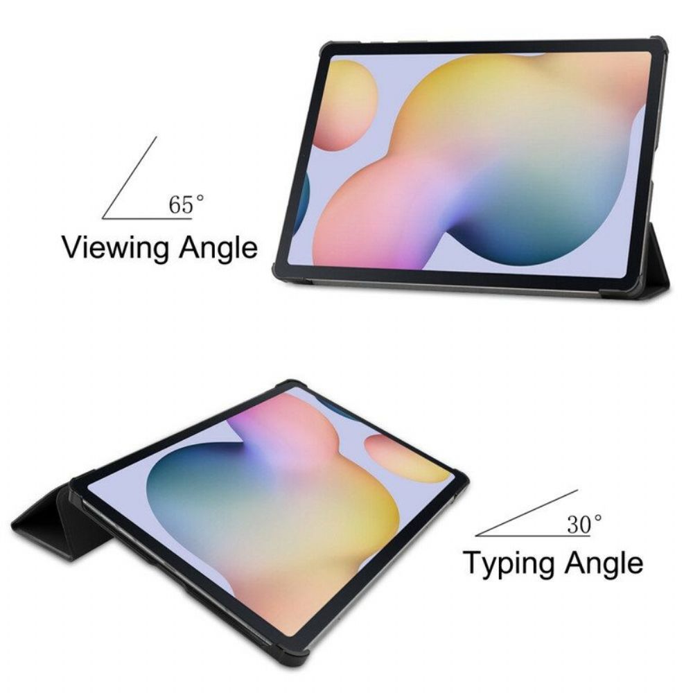 Schutzhülle Für Samsung Galaxy Tab S8 Plus / Tab S7 Plus Dreifach Gefalteter Stifthalter