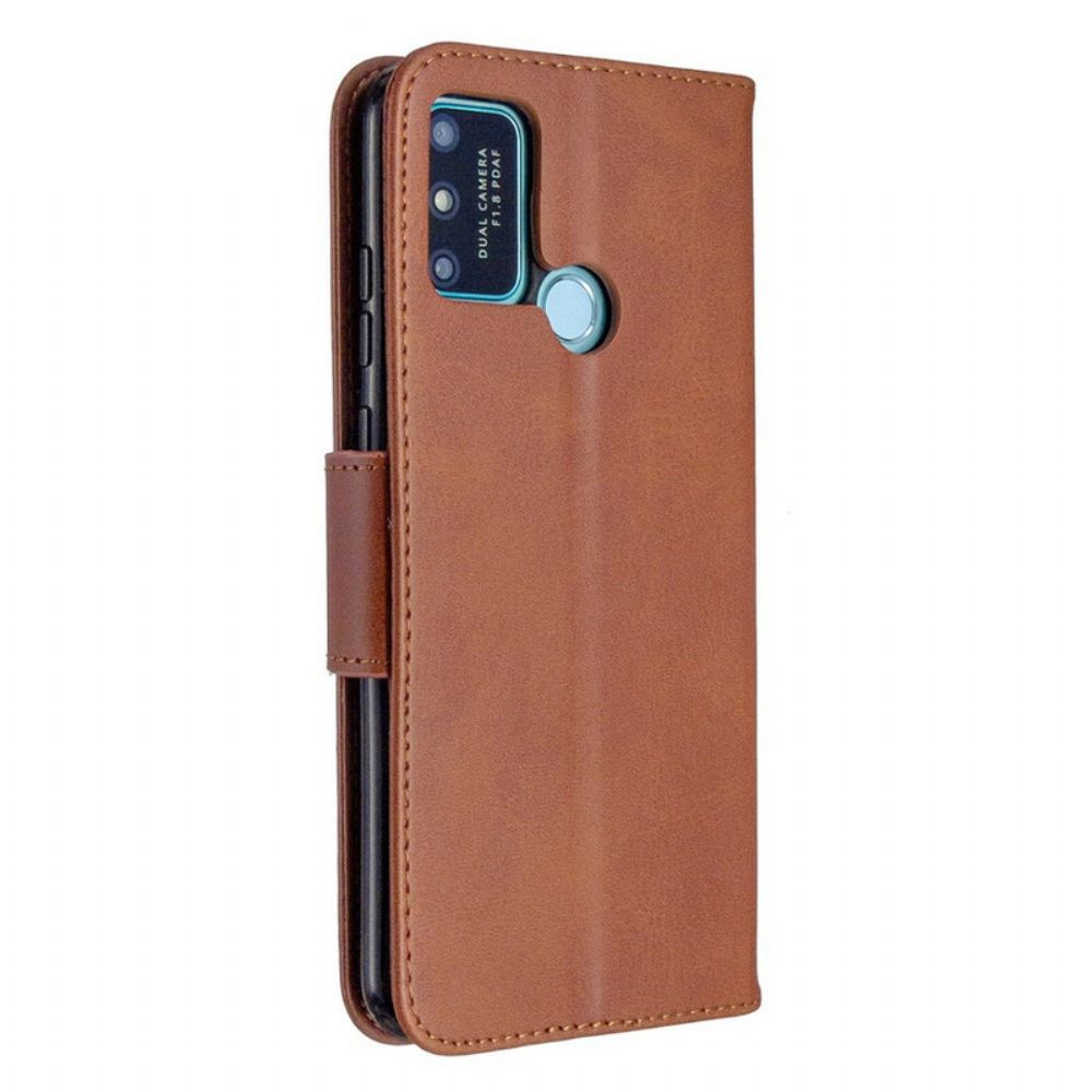 Flip Case Für Honor 9A Flip Case Glatter Schräglappen