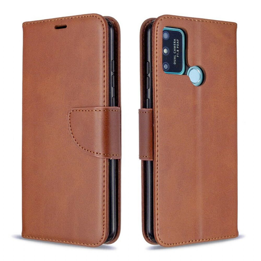 Flip Case Für Honor 9A Flip Case Glatter Schräglappen