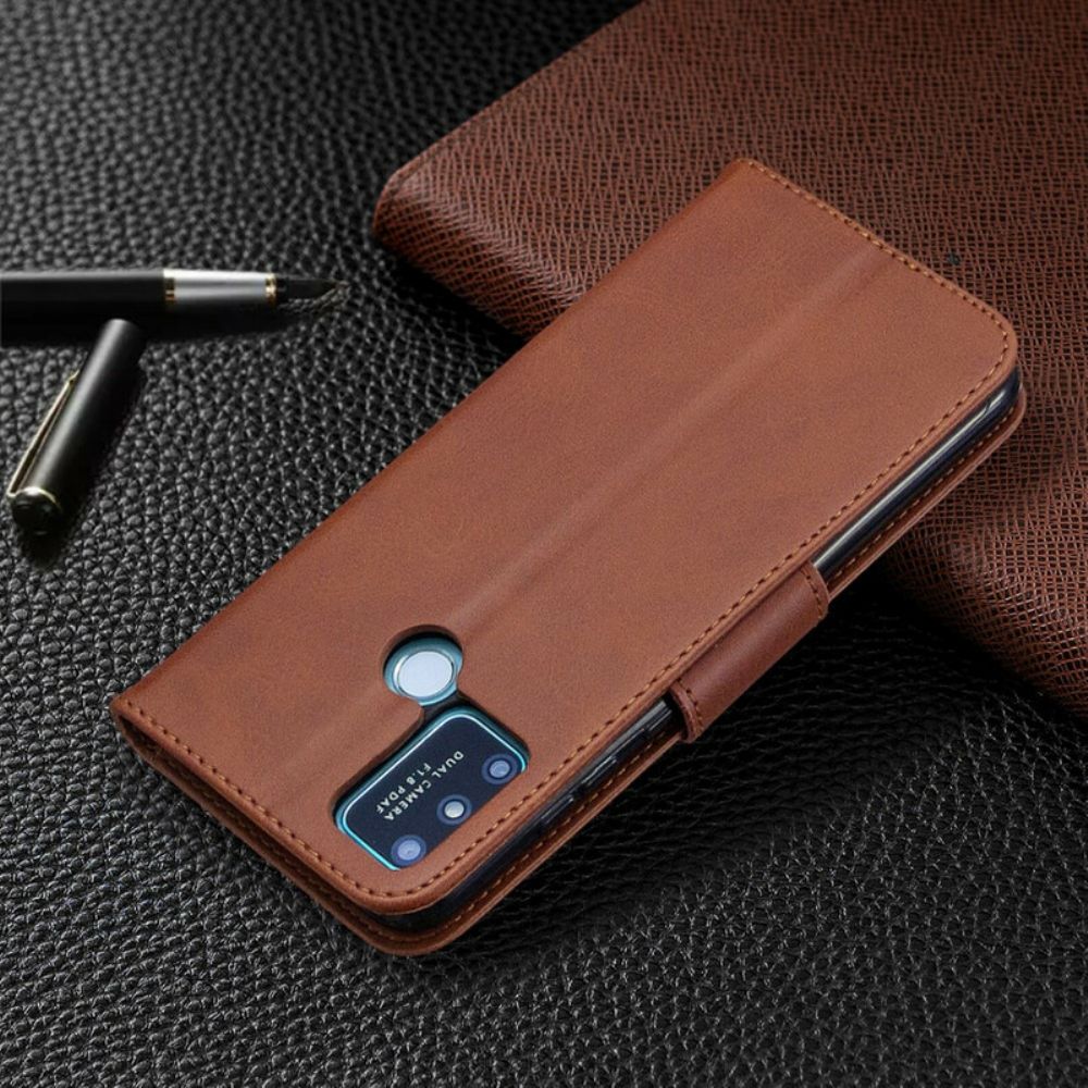 Flip Case Für Honor 9A Flip Case Glatter Schräglappen