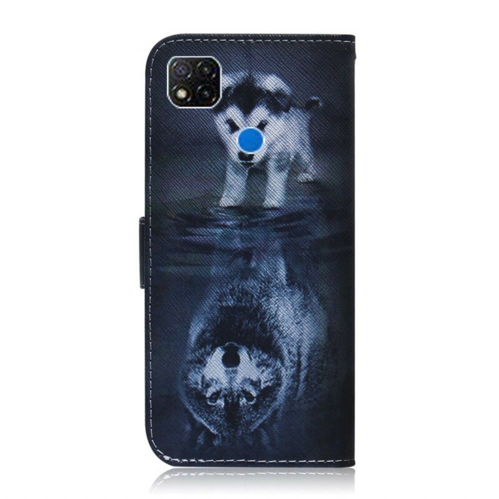Flip Case Für Xiaomi Redmi 9C Ernesto Der Wolf