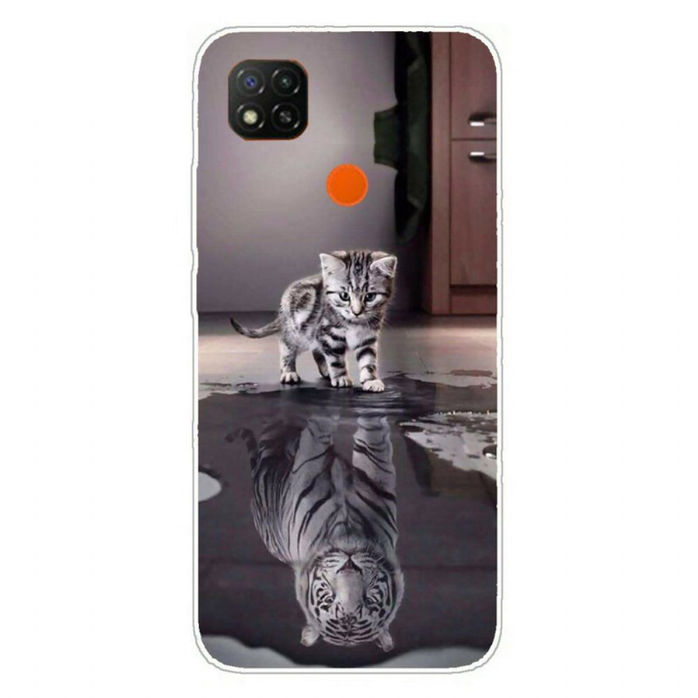 Hülle Für Xiaomi Redmi 9C Ernst Der Tiger