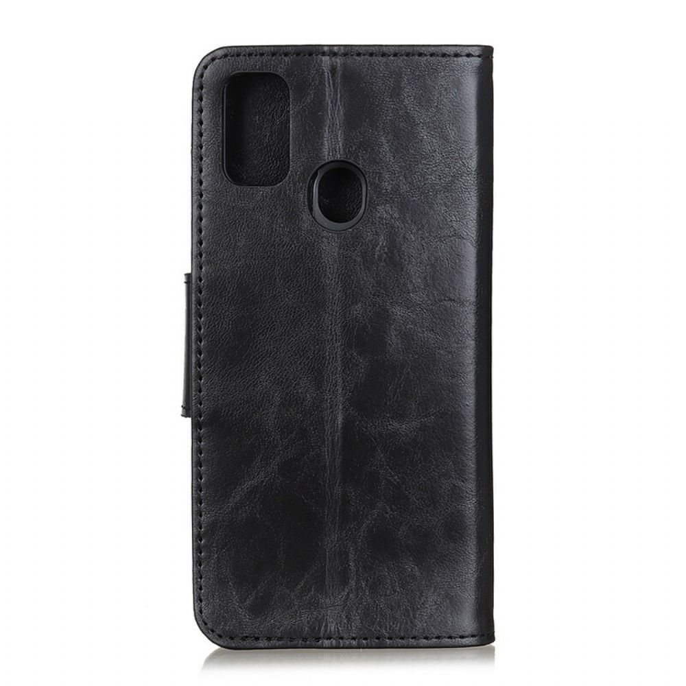 Lederhüllen Für Xiaomi Redmi 9C Flip Case Magnetklappe