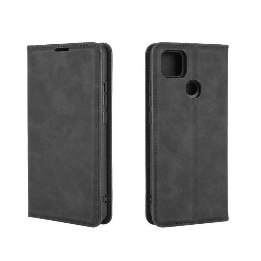 Schutzhülle Für Xiaomi Redmi 9C Flip Case Ledereffekt Im Business-stil