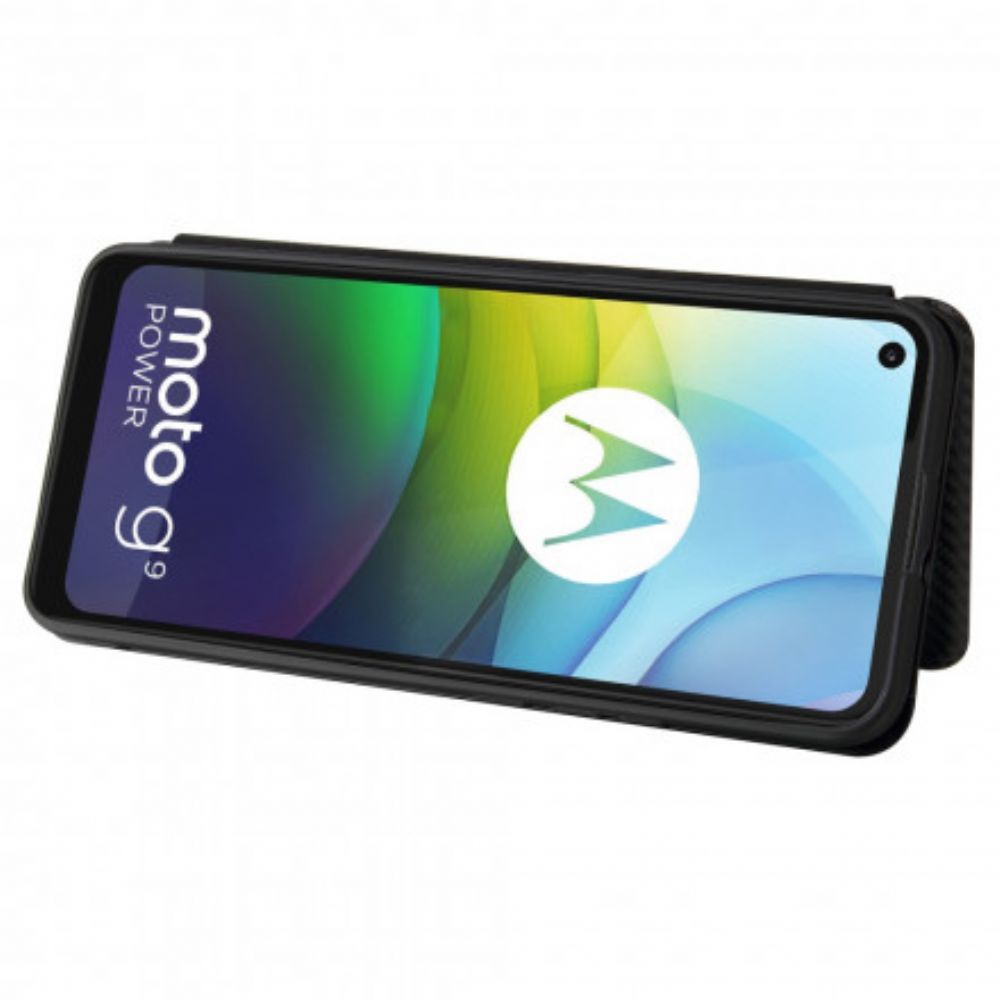 Schutzhülle Für Moto G9 Power Flip Case Silikonkohle