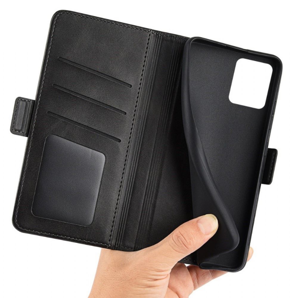 Flip Case Für Realme C31 Klassisches Kunstleder
