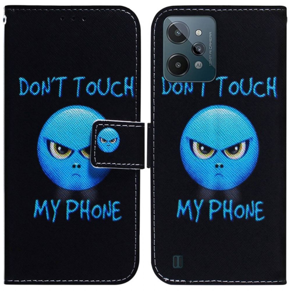 Lederhüllen Für Realme C31 Fass Mein Telefon Nicht An