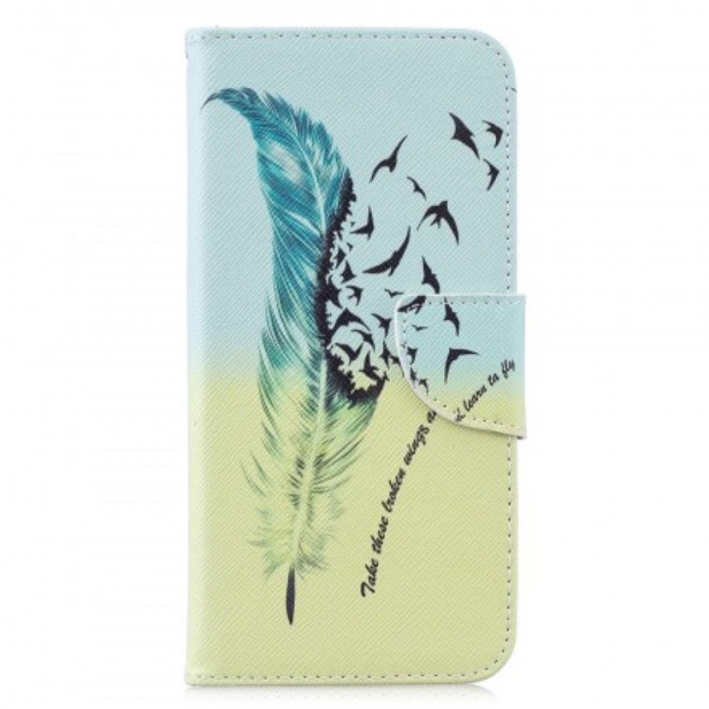 Flip Case Für Xiaomi Redmi Note 7 Fliegen Lernen
