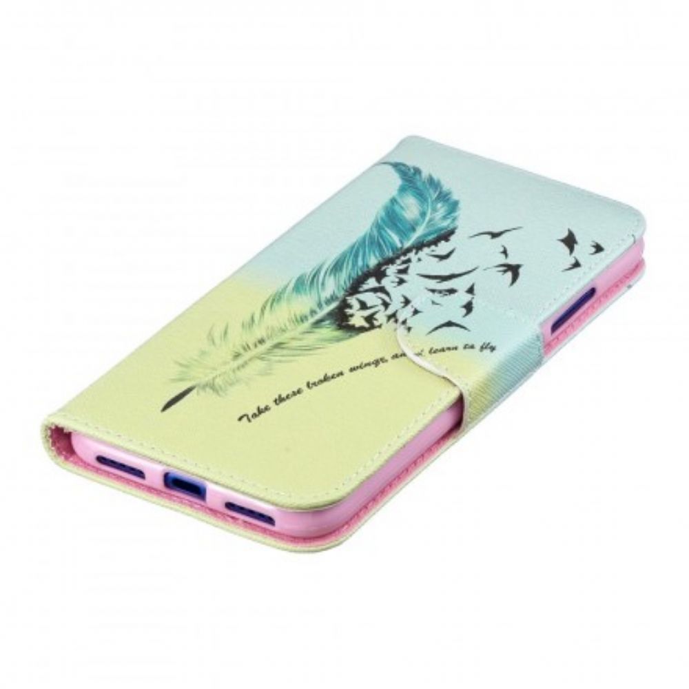 Flip Case Für Xiaomi Redmi Note 7 Fliegen Lernen