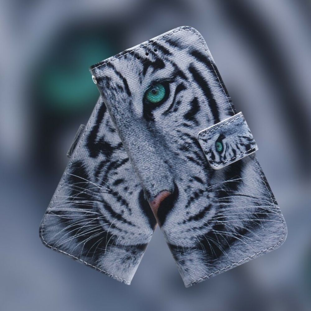 Flip Case Für Xiaomi Redmi Note 7 Tigergesicht