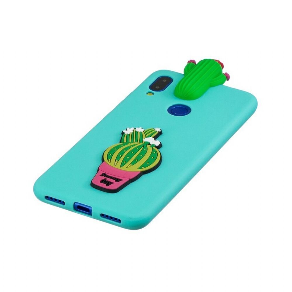 Handyhülle Für Xiaomi Redmi Note 7 3d-kaktus-wahnsinn
