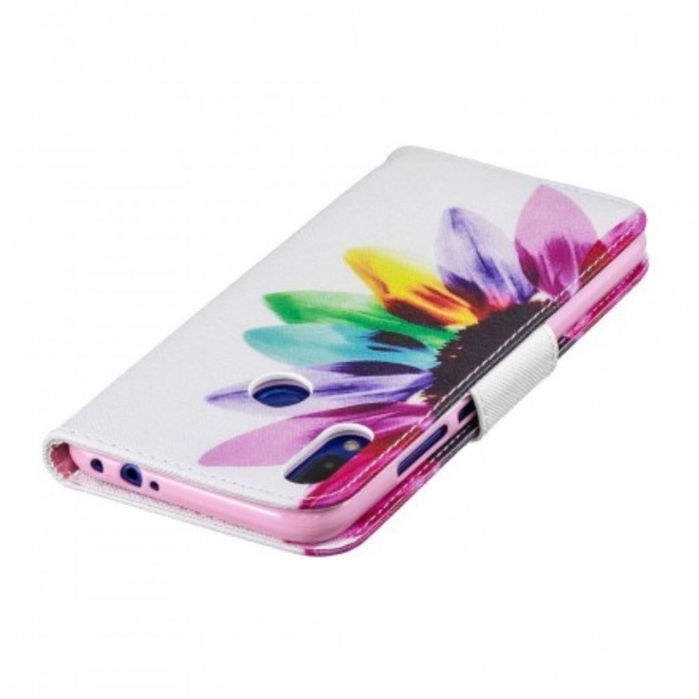 Lederhüllen Für Xiaomi Redmi Note 7 Aquarell Blume