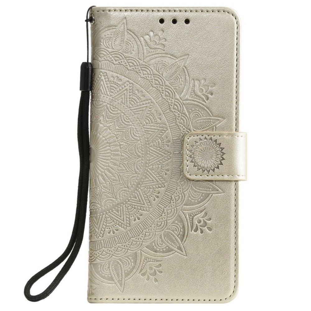 Flip Case Für iPhone 11 Pro Max Sonnen-mandala