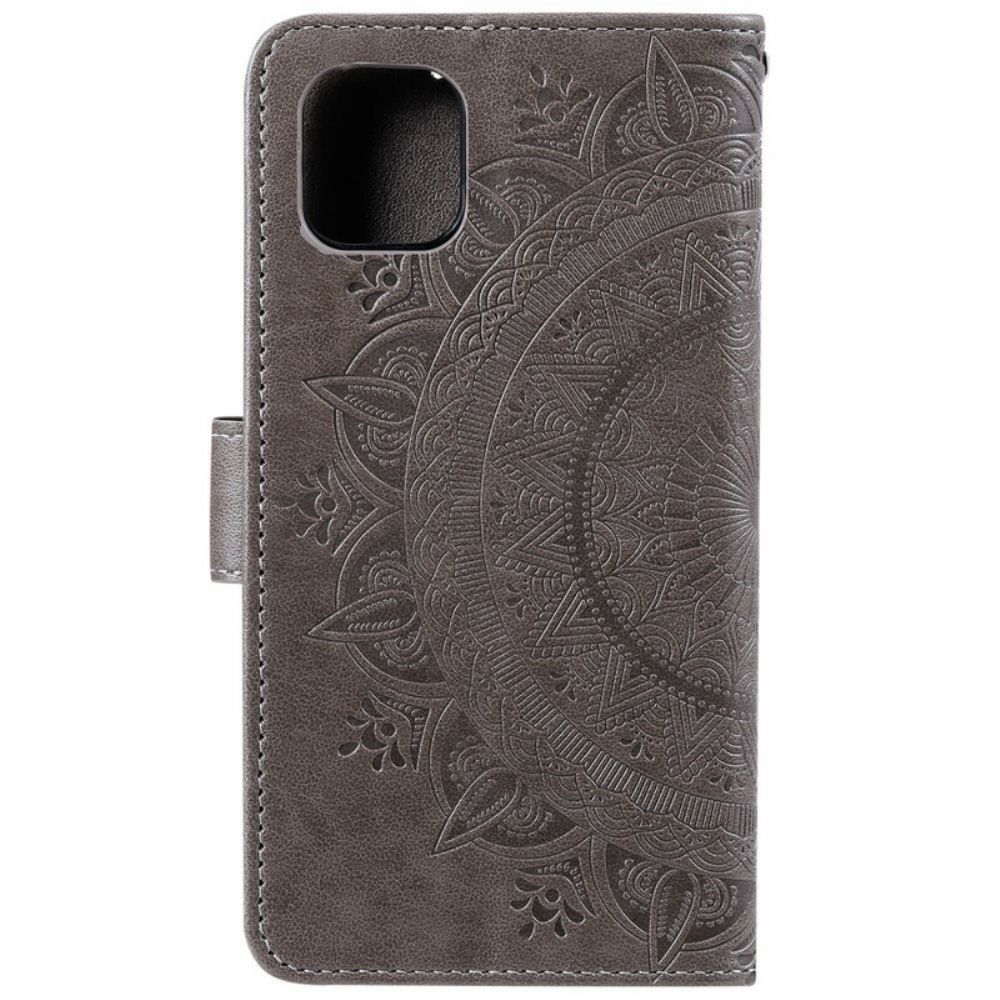 Flip Case Für iPhone 11 Pro Max Sonnen-mandala