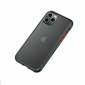 Handyhülle Für iPhone 11 Pro Max Hybrid-farbige Knöpfe