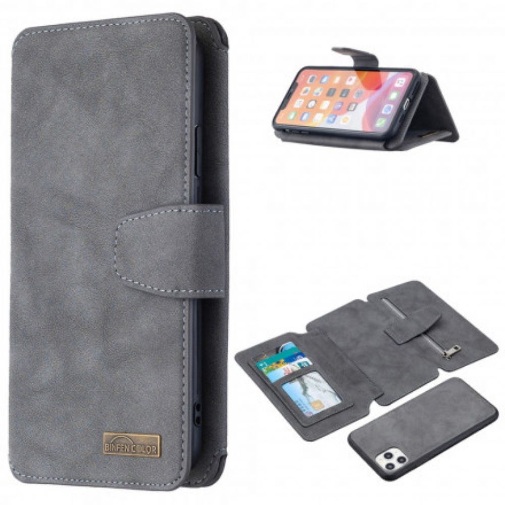 Hülle Flip Case Für iPhone 11 Pro Max Binfen Farbe Abnehmbar