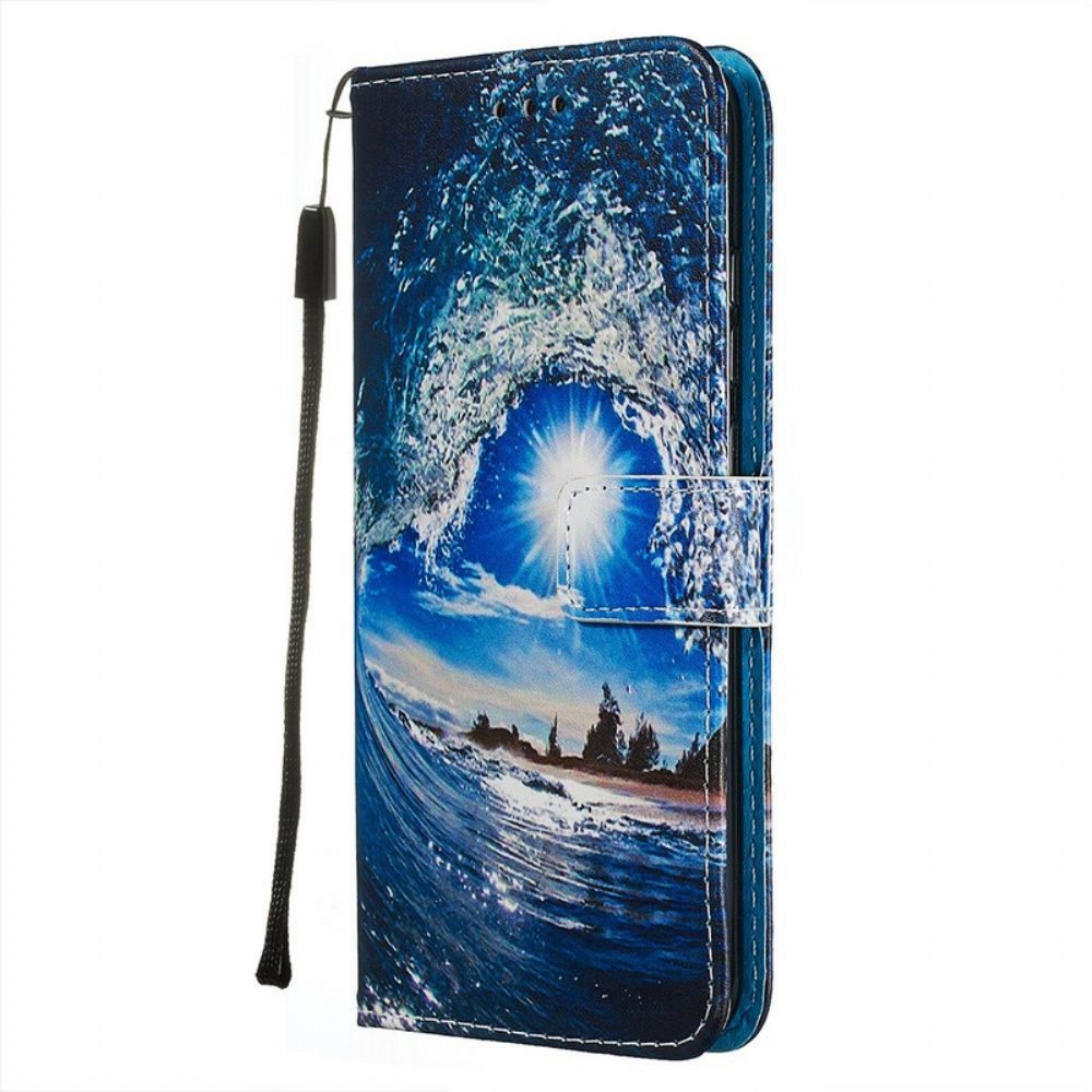 Flip Case Für Xiaomi Redmi Note 8 Kiff Die Welle