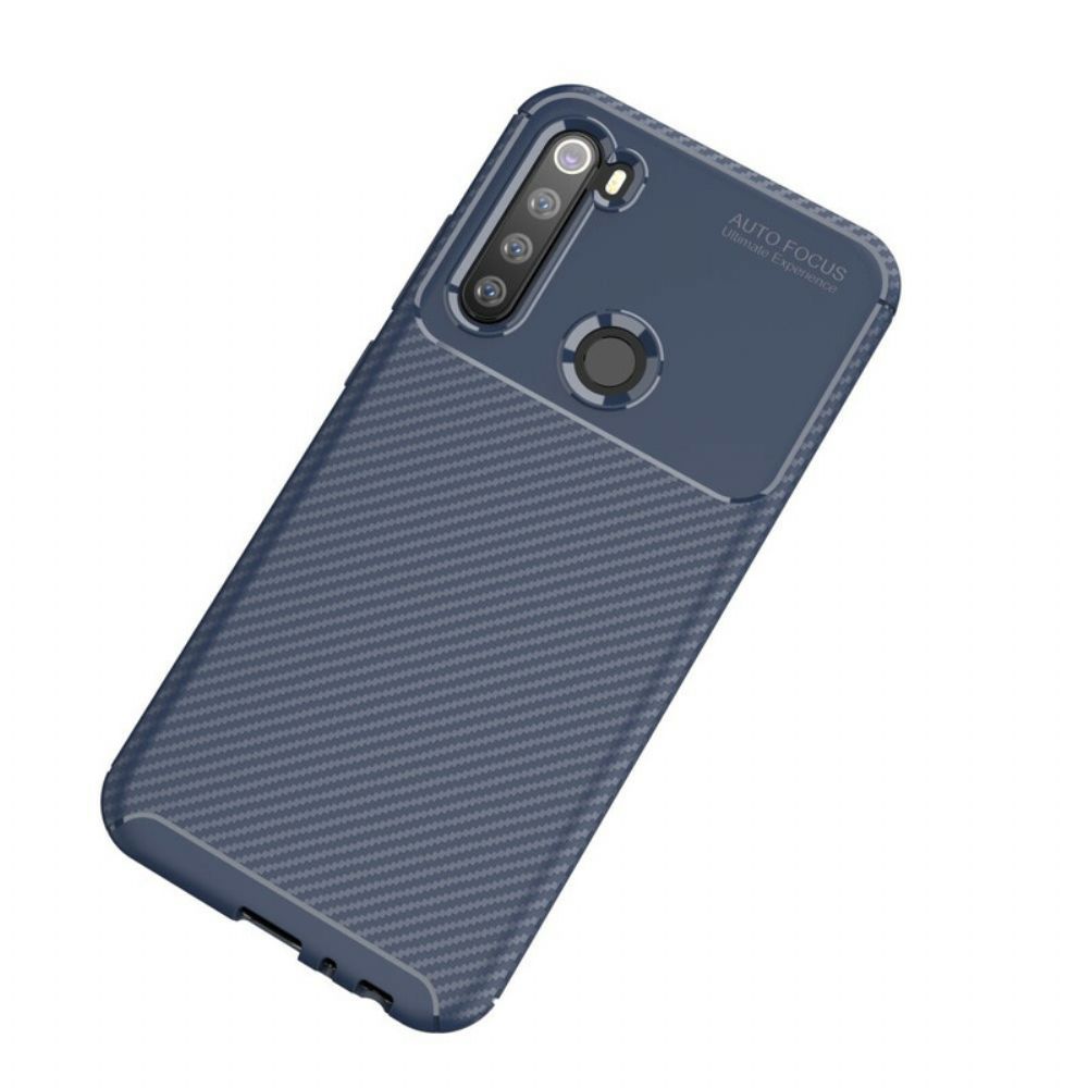 Hülle Für Xiaomi Redmi Note 8 Flexible Kohlefasertextur