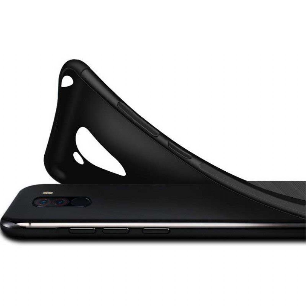 Hülle Für Xiaomi Redmi Note 8 Imak Gebürstete Kohlefaser