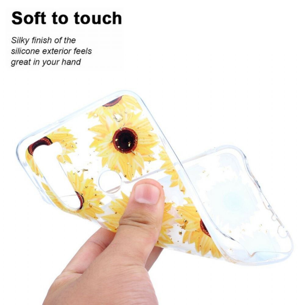 Hülle Für Xiaomi Redmi Note 8 Mehrere Sonnenblumen