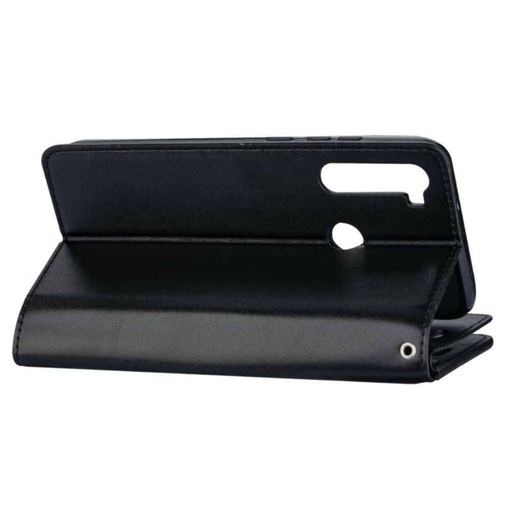 Lederhüllen Für Xiaomi Redmi Note 8 Brieftasche Mit Lanyard