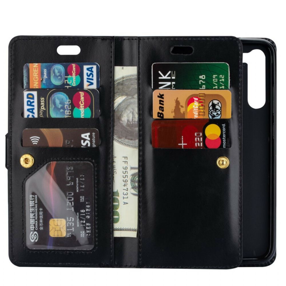 Lederhüllen Für Xiaomi Redmi Note 8 Brieftasche Mit Lanyard