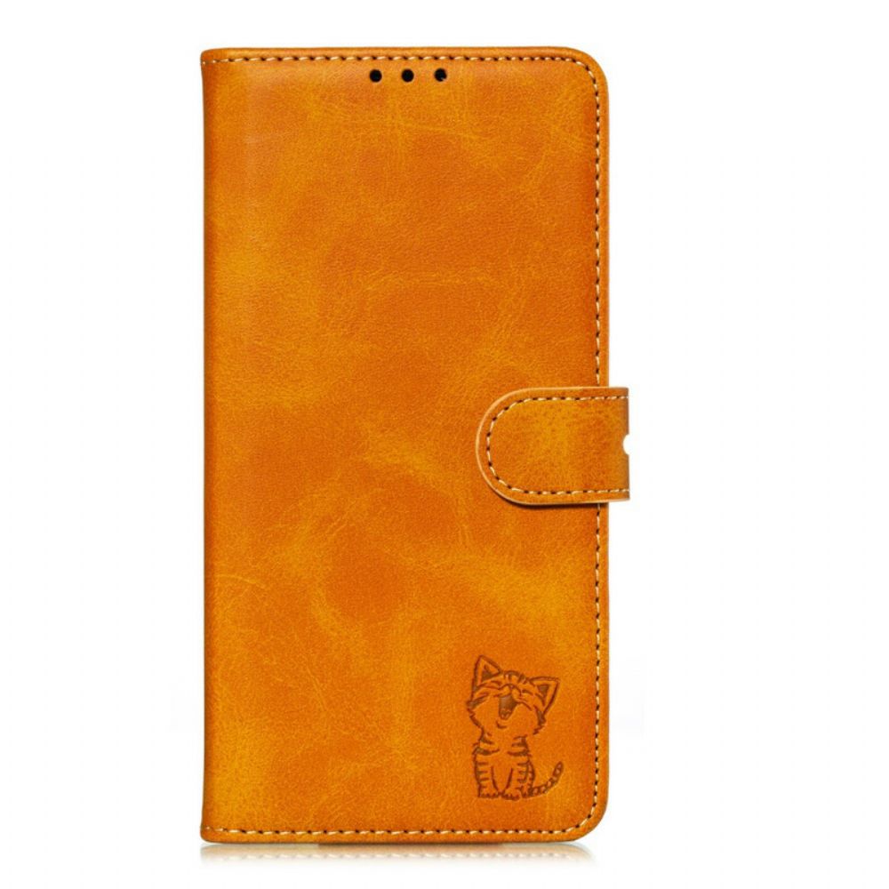Lederhüllen Für Xiaomi Redmi Note 8 Kätzchen