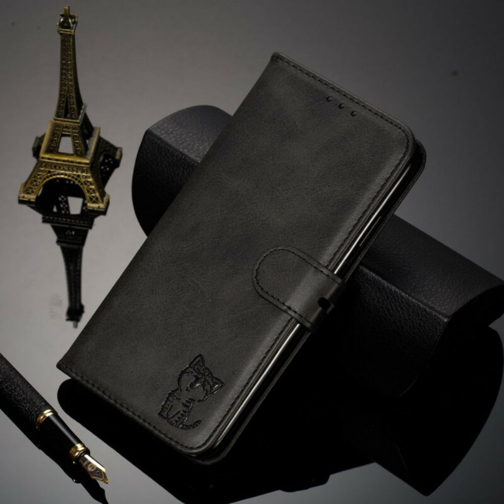 Lederhüllen Für Xiaomi Redmi Note 8 Kätzchen