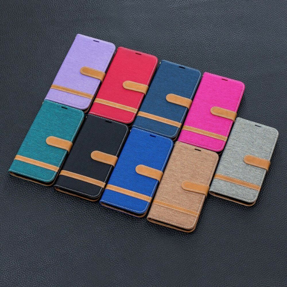 Lederhüllen Für Xiaomi Redmi Note 8 Mit Kordel Armband In Stoff- Und Lederoptik