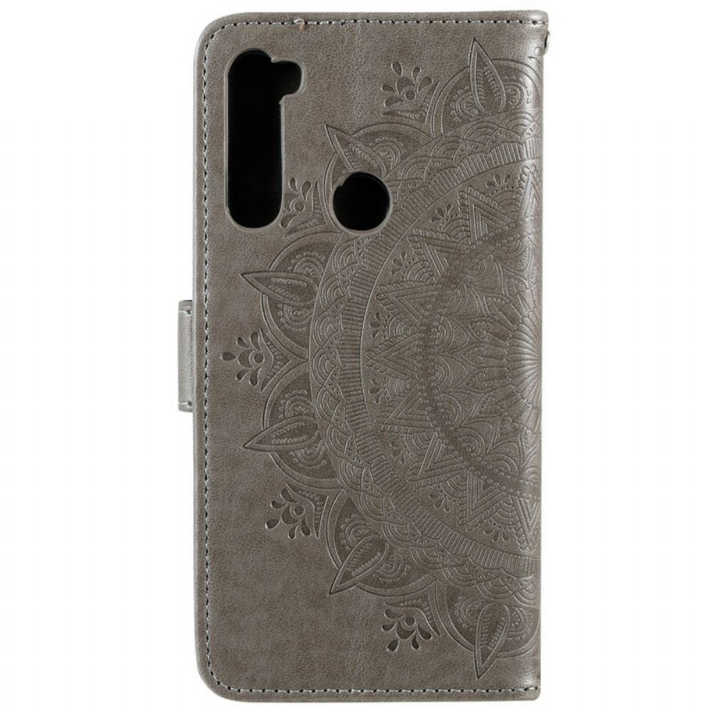 Lederhüllen Für Xiaomi Redmi Note 8 Sonnen-mandala