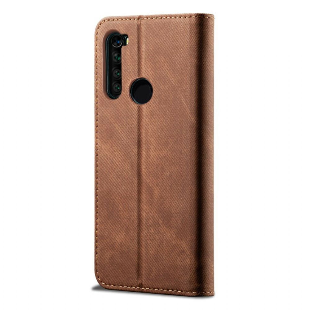 Schutzhülle Für Xiaomi Redmi Note 8 Flip Case Jeansstoff