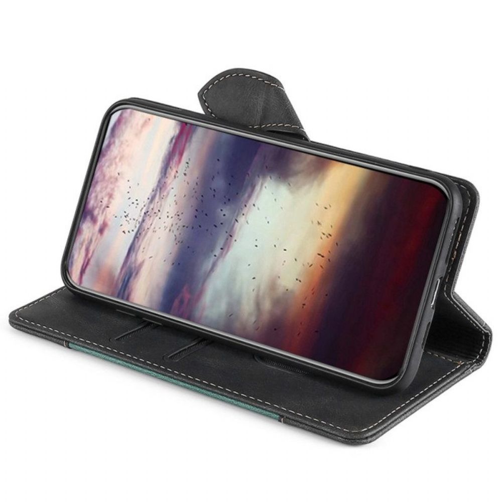 Lederhüllen Für Moto G73 5G Kunstleder Bicolor Stylisch