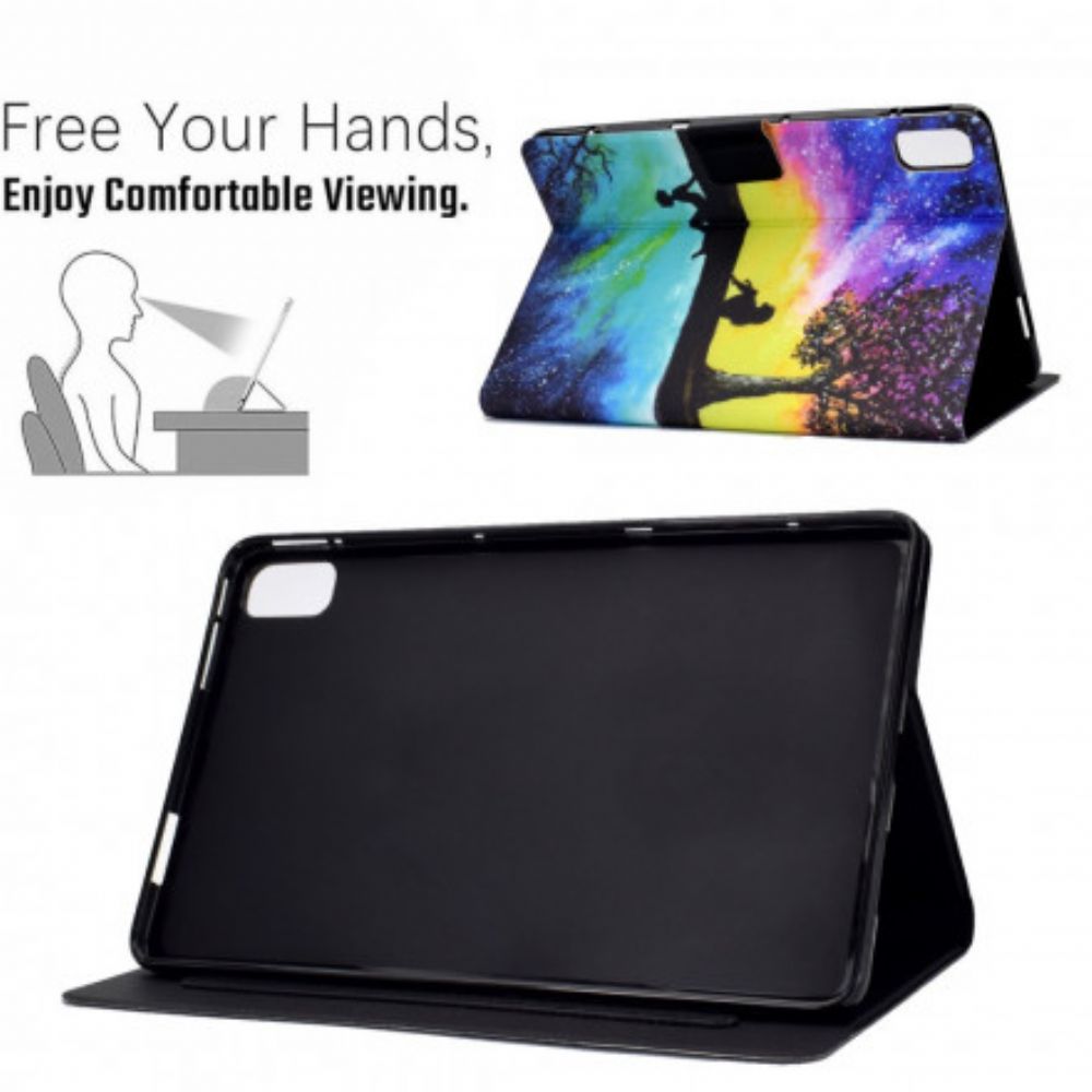 Lederhüllen Für Huawei MatePad New Tagtraum Unter Dem Baum