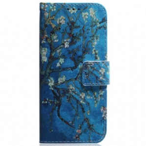 Flip Case Für Samsung Galaxy M13 Blühende Zweige