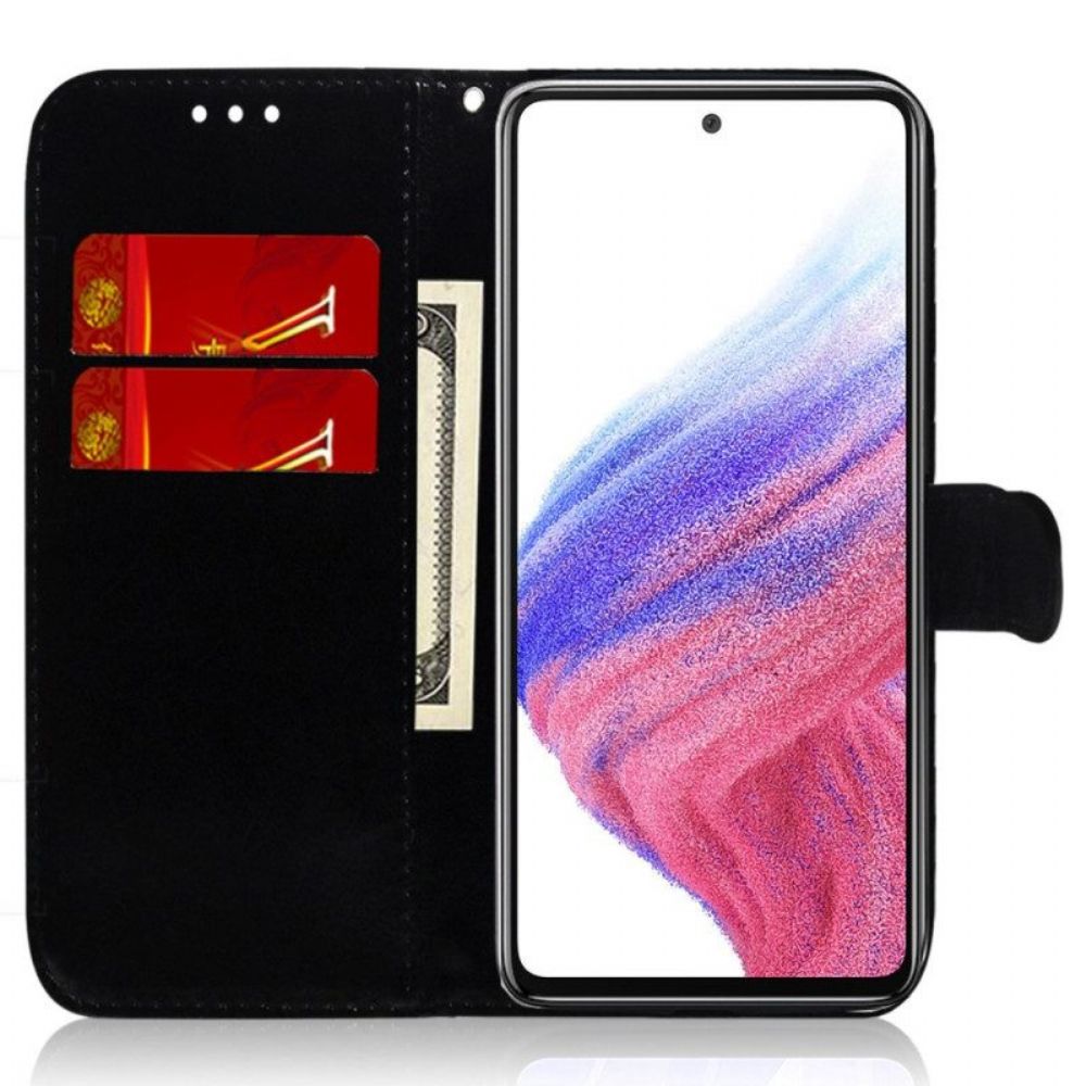 Lederhüllen Für Samsung Galaxy M13 Disco-stil