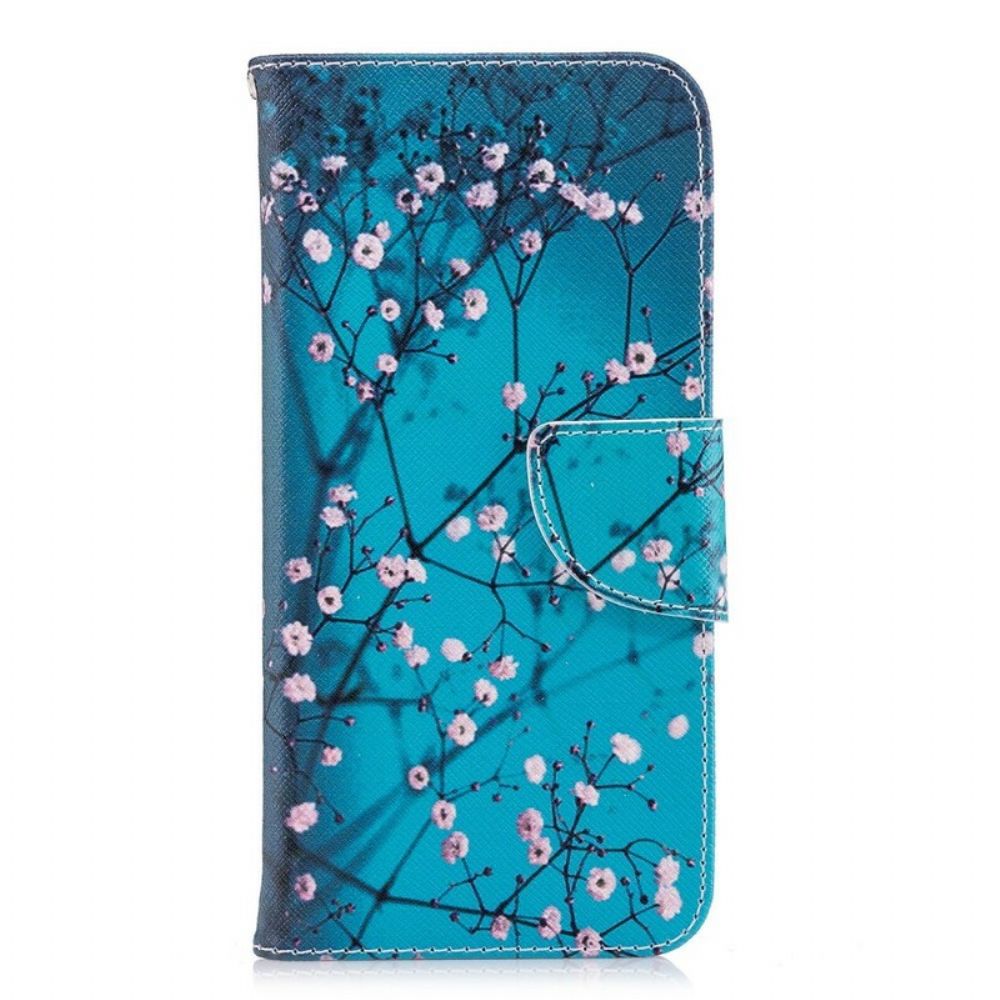 Flip Case Für Huawei P Smart Blühender Baum