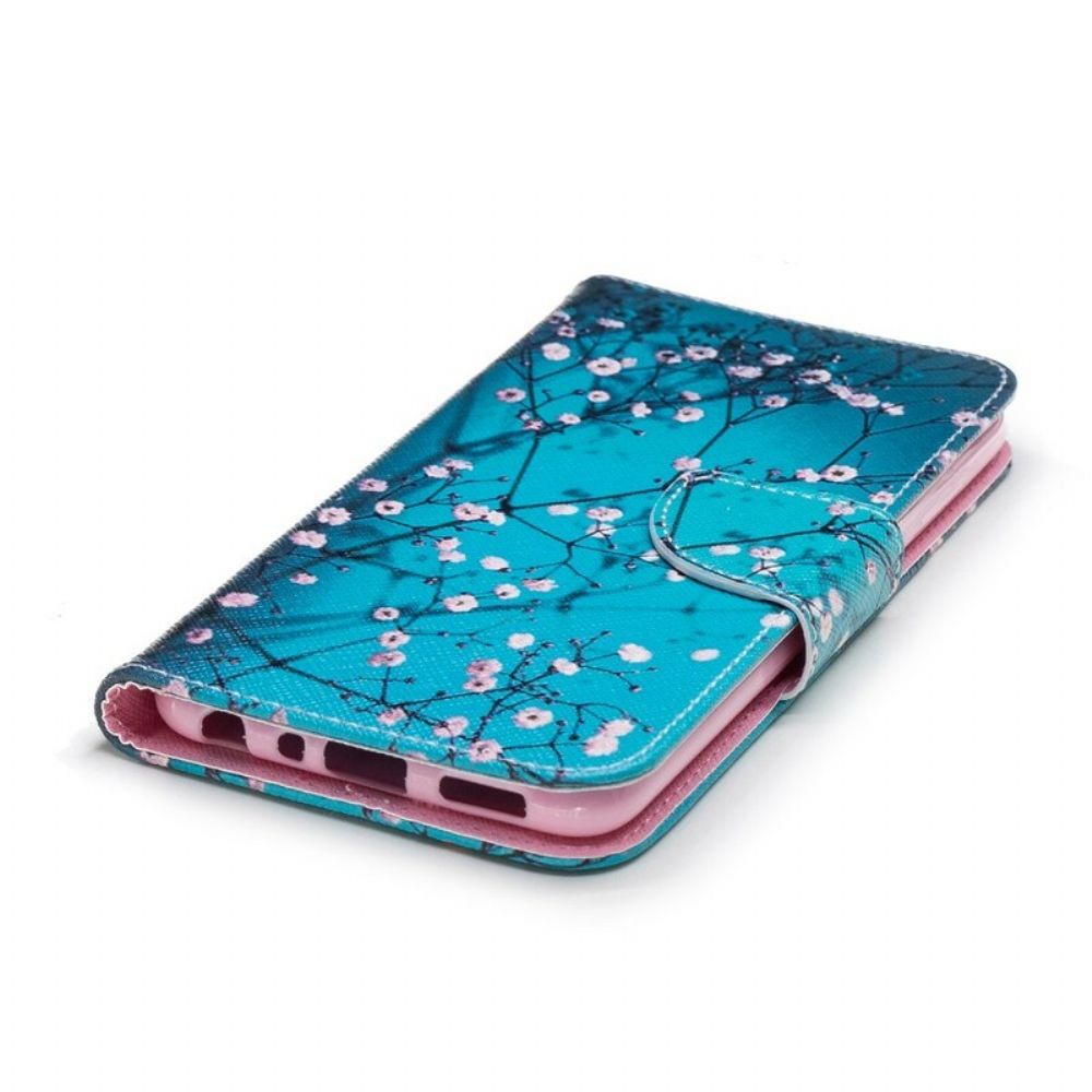 Flip Case Für Huawei P Smart Blühender Baum