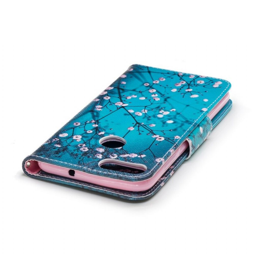 Flip Case Für Huawei P Smart Blühender Baum