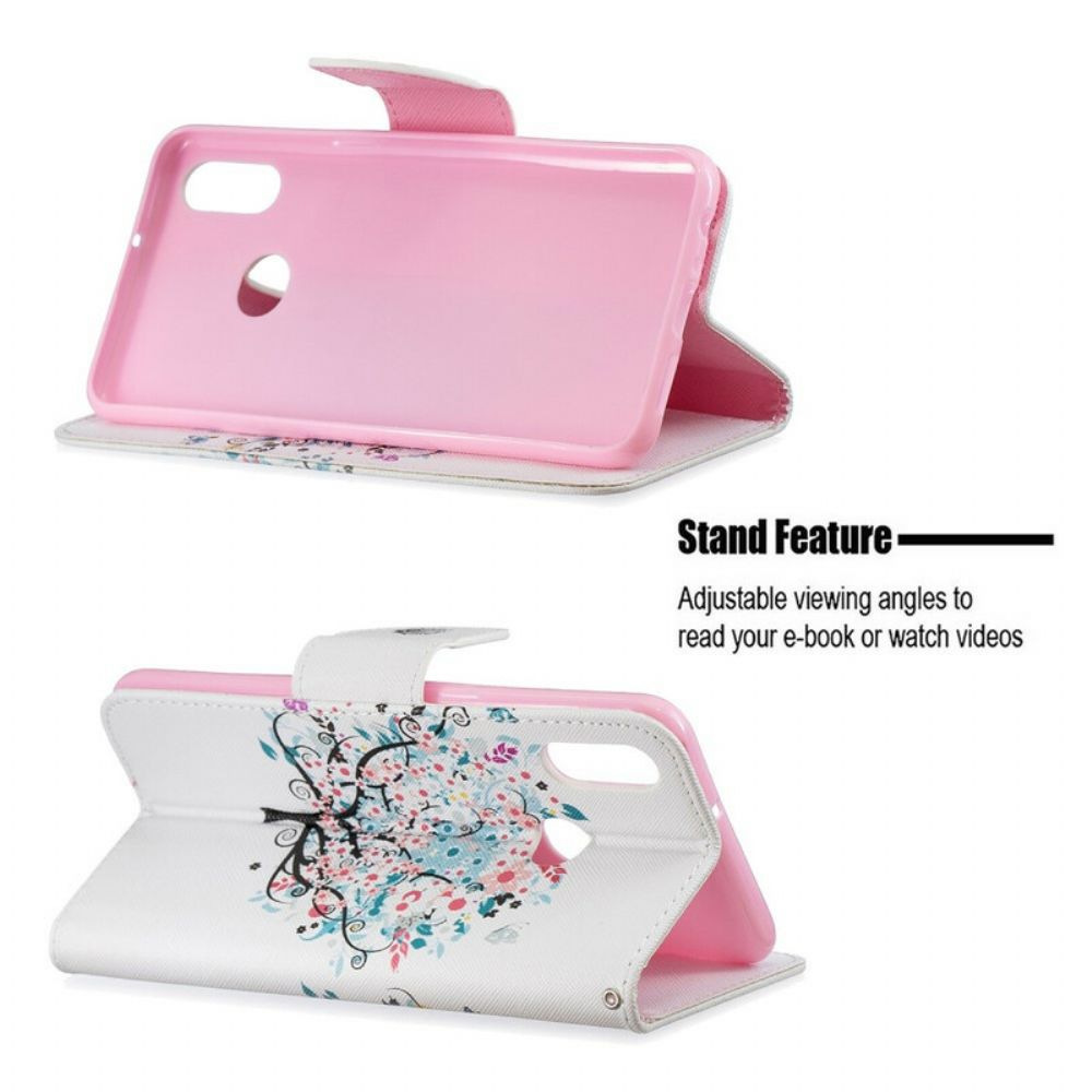 Flip Case Für Samsung Galaxy A10s Blumiger Baum