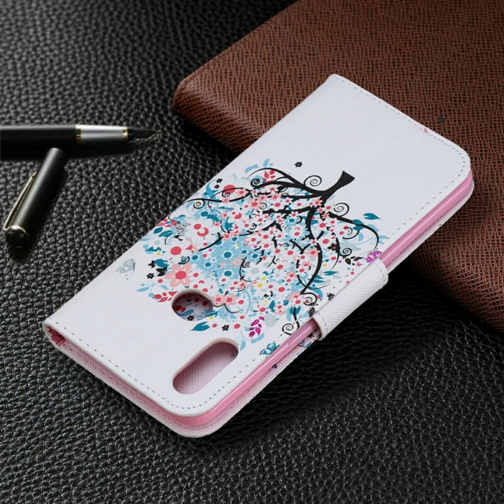 Flip Case Für Samsung Galaxy A10s Blumiger Baum