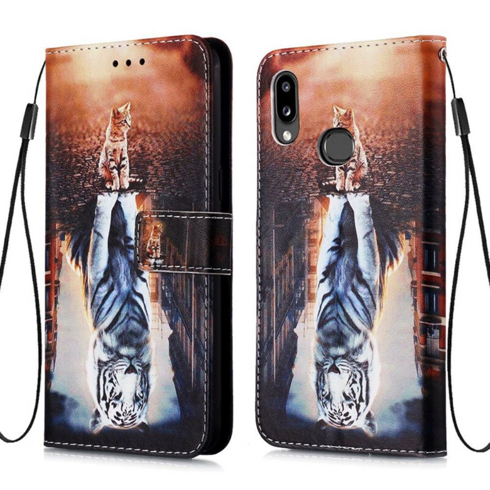 Flip Case Für Samsung Galaxy A10s Ernst Und Reflexion