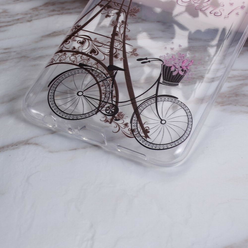 Handyhülle Für Samsung Galaxy A10s Bonjour Paris Transparent
