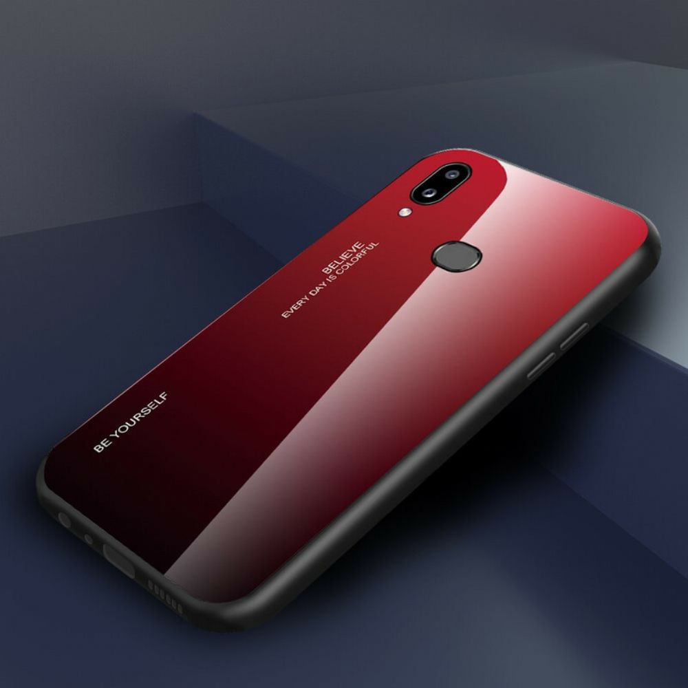 Handyhülle Für Samsung Galaxy A10s Sei Du Selbst Gehärtetes Glas