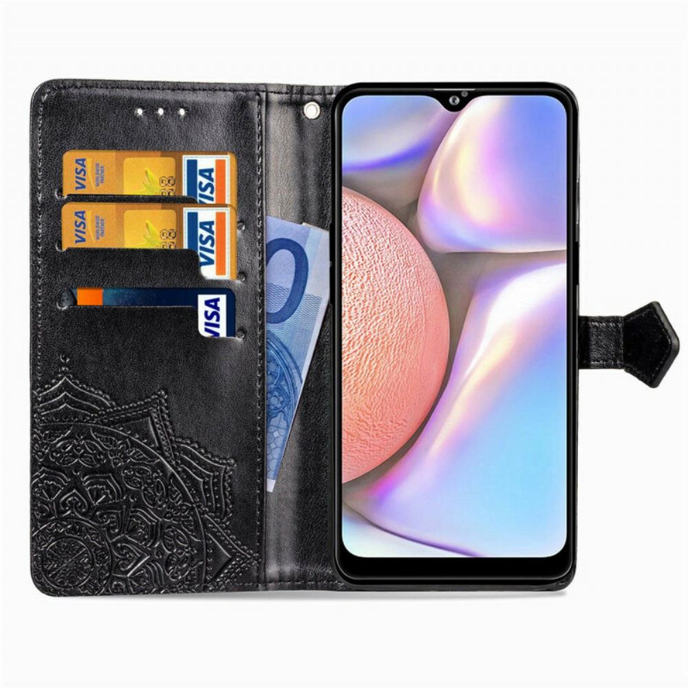 Lederhüllen Für Samsung Galaxy A10s Mandala Aus Dem Mittelalter
