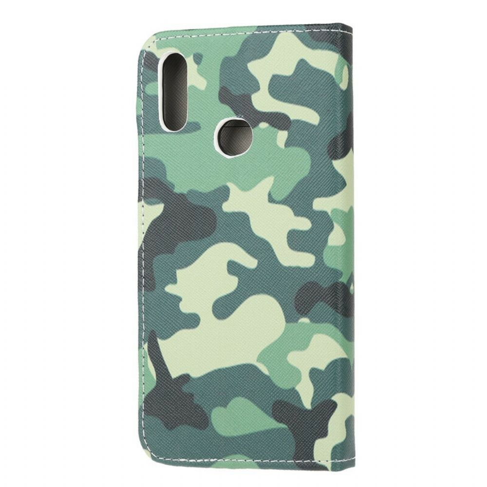 Lederhüllen Für Samsung Galaxy A10s Militärische Tarnung