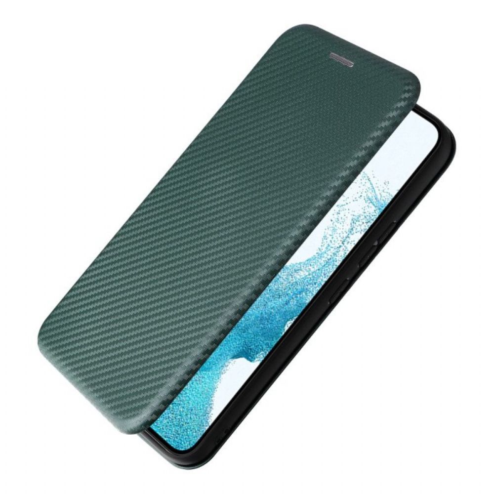 Schutzhülle Für Samsung Galaxy A54 5G Flip Case Farbige Kohlefaser