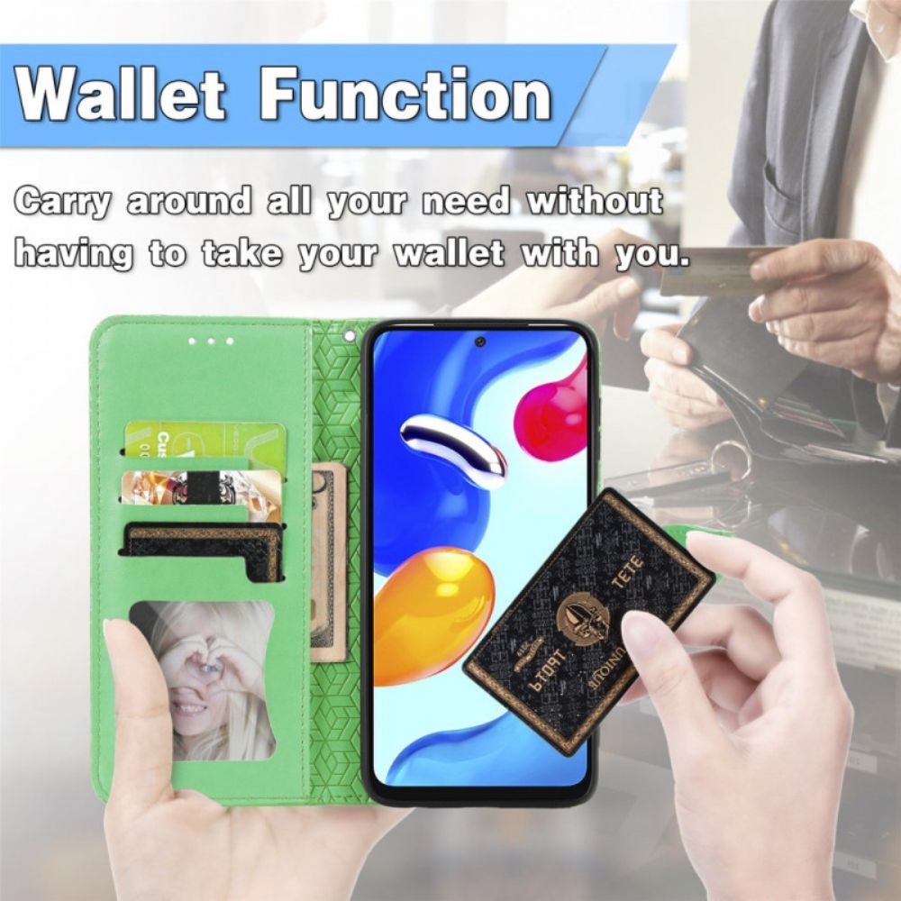 Flip Case Für Xiaomi Redmi Note 11 / 11S Stammesblätter