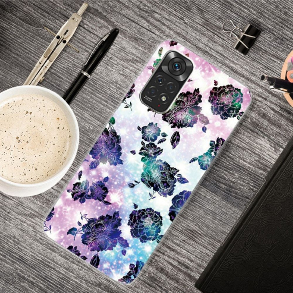 Handyhülle Für Xiaomi Redmi Note 11 / 11S Alte Blumen