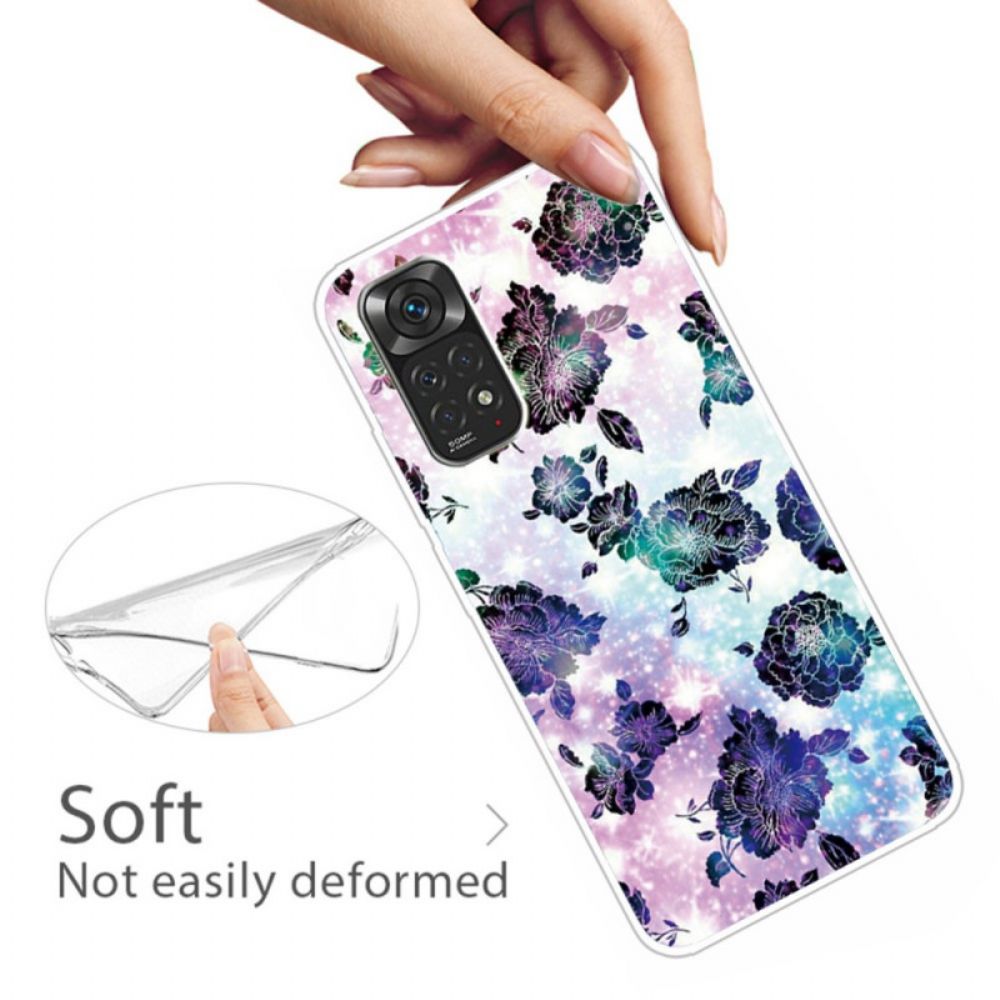 Handyhülle Für Xiaomi Redmi Note 11 / 11S Alte Blumen