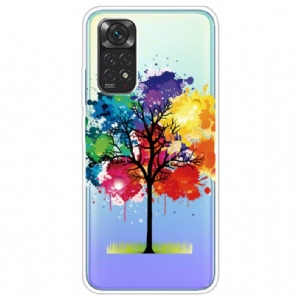 Handyhülle Für Xiaomi Redmi Note 11 / 11S Aquarellbaum Nahtlos
